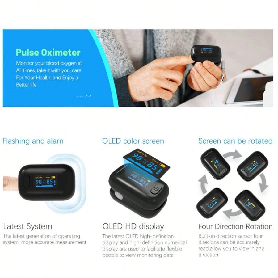 Sale 50% 🔥Household Finger Pulse Oximeter
