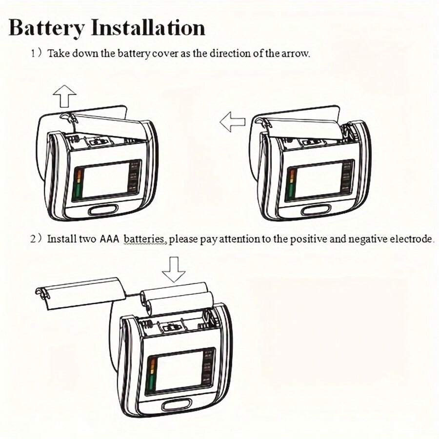Sale Upto 🔥Digital Wrist Blood Pressure Monitor – LCD Screen, Voice, Portable Case