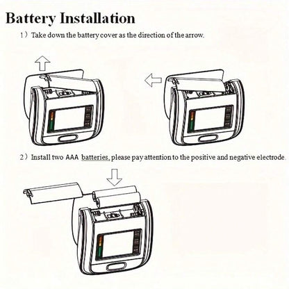 Sale Upto 🔥Digital Wrist Blood Pressure Monitor – LCD Screen, Voice, Portable Case