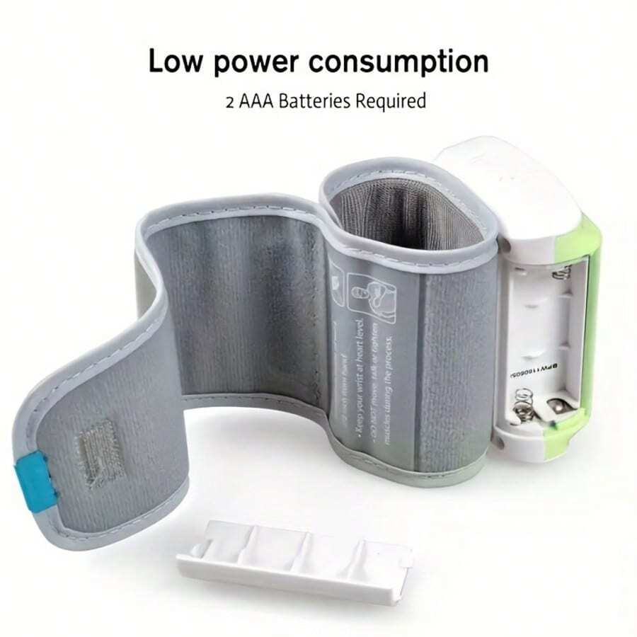 Sale Upto 🔥Digital Wrist Blood Pressure Monitor – LCD Screen, Voice, Portable Case