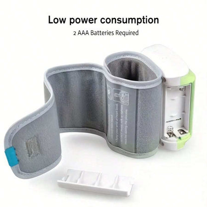 Sale Upto 🔥Digital Wrist Blood Pressure Monitor – LCD Screen, Voice, Portable Case