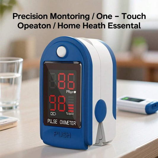 Deal Hot🔥Fingertip Pulse Oximeter – Portable SpO2 & O2 Monitor for Home or Sport