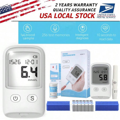 Sale Upto 50%🔥Blood Glucose Meter Diabetes Test Kit