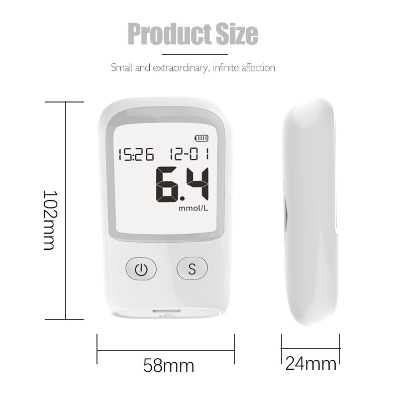Sale Upto 50%🔥Blood Glucose Meter Diabetes Test Kit